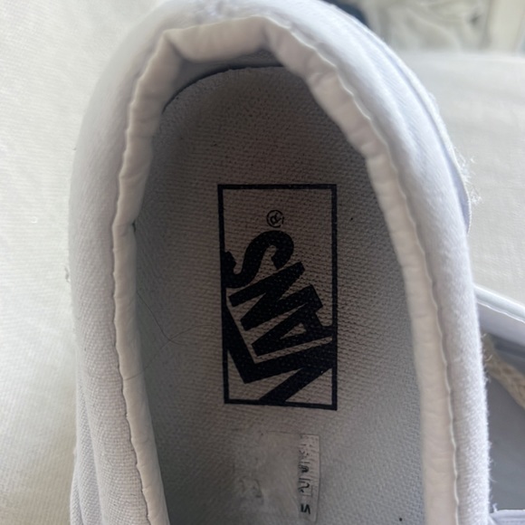 EUC Vans Off the Wall Slip-On Core Classic checkerboard true white size 8.5 - Picture 3 of 7